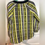 Calvin Klein Blouse Shirt Designer Fashion Women Clothing Multicolor Chic Size M Photo 3