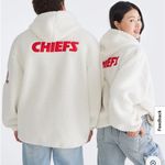 Aeropostale NFL Kansas City Chiefs Sherpa Hoodie Photo 1