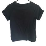 Converse One Star women's medium black short sleeve stretchy pullover top casual Photo 6