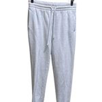 TNA Cozy Fleece XS Light Gray Sweatpants White Photo 0