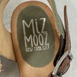 Miz Mooz Miz‎ Mooz New York City Cienna Sage Green Leather Cutout Ankle Strap Sandals 9.5 Photo 3