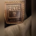 Frye  Artisan Foldover Brown Leather Crossbody Bag Photo 6