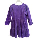 Teddy Fresh  Corduroy Square Neck Purple Mini Dress Size: Small Photo 2