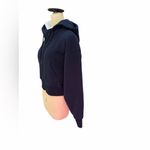 Aritzia  sweat fleece cozy fleece Navy Blue Hoodie Jacket size small, new Photo 3