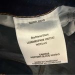 Silver Jeans  Women Sz 27 Boyfriend Mid-Rise Cuffed Shorts Distressed Photo 3