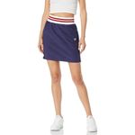 Champion  Red White And Blue Fleece Lined Reverse Weave Stripe Mini Skirt Size‎ S Photo 4