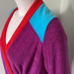 Vintage 70s Mr. Jac Jr. Nightgown & Robe Set Purple Photo 9