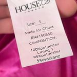 House Of CB MYA HOT PINK SATIN OFF SHOULDER BLAZER DRESS sz S Photo 7
