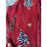 Holiday Editions Woman's Christmas Sweater Vest Leopard Red Size 1X *See‎ Pic 8 Photo 3