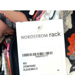 Cinq à Sept Whitney Floral Print Slip Dress‎ Black Pink Size 8 Photo 11