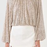 Endless Rose NWT Boutique Sequin Blouson Top Sz M Photo 1