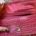 Liz Claiborne Vintage Y2K Pink Faux Snakeskin Purse Photo 5