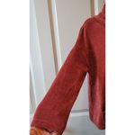 Spring & Mercer Women's Cowl Neck Chenille Pullover Sweater Size S Orange Photo 3