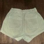PacSun  Green Cargo Shorts Light Paperbag Sage Jean Elastic Waistband XS Photo 2