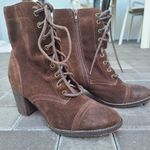 Steve Madden Gretell brown heeled lace up boots sz 10 Photo 0