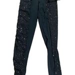 Weissman adult women’s dance performance theater sequin pants size med Black Photo 0
