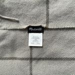 Madewell windowpane check acrylic scarf/cape warm winter cozy hygge wintertime Photo 1