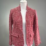 Talbots Red Short Knit Blazer Size 6 EUC Photo 0