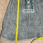 Free People  Oversized Gauze Linen Flowy Collared Tank Top Washed Blue M Photo 7