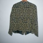 Josephine Chaus  20 Skirt Suit Black Gold Stemmed Leaf Pattern Set Plus Photo 1