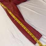 Ci Sono by Cavalini jacket faux leather zip front pockets long sleeve Sz medium Photo 5