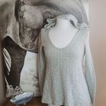 lightweight beige knit hoodie Tan Photo 0