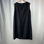 Piazza Sempione Bateau Neckline Mini Shift Dress in Black Size 12 Photo 6