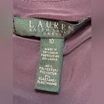 Ralph Lauren Lauren Womens Gray Faux Wrap Sheath Midi Dress Size 10 Photo 11