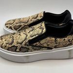 Rebecca Minkoff Eliza Leather Slip-On Sneakers Snakeskin Size 6 Women's New $250 Photo 0