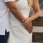 White Bridal Midi Dress Size M Photo 2