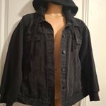 Kancan 2XL Black Denim Jacket with Hoodie Size 2X Photo 5