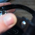  Logo Pansy Jelly Thong Sandals Flat Black Sz 8B EU38 w/Coach Hangtags Photo 14