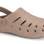 RUGGED SHARK Womens Eva Clogs Size 8 Taupe Waterproof Comfortable New Tan Photo 0