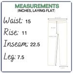 Style Company 8P Blue Olive Abstract Cotton Cropped Pants Casual Artsy Boho Photo 10