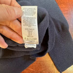 Juicy Couture Vintage  Navy Knit Size Small Open Back Cardigan Sweater Photo 10