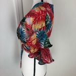 Love j  Floral Crop Top‎ Blouse Small Size Photo 4