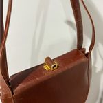 Salvatore Ferragamo ‎ Brown Gancini Shoulder Bag Leather Authentic Photo 6