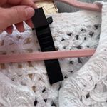 Chico’s travelers white & silver textured topper cardigan‎ Size L Photo 2