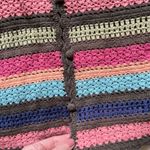 White Stag Vintage 90s crochet button front top open weave  Photo 1