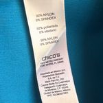 Chico's Womens Tank Top Size Small Or 0 Basic Travel Beach Stretch Knit Comfy Photo 4