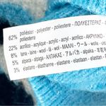 ZARA Wool Alpaca Blend Jacquard Puff Sleeves Animal Print Cropped Sweater Medium Photo 3