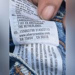 Abercrombie & Fitch High Rise Barrel Jean with vertical seams in a light wash Photo 11