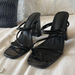 Amazon Black Slip On Mule Heels Photo 0