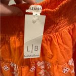 Princess Polly Azura NWT Embroidered Tiered Smocked High Rise Skirt Photo 2