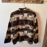 Studio Works  Men's Patchwork Jacket - Brown and Cream Photo 3