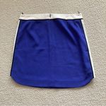 Aritzia Babaton Colorblock Mini Skirt Size 6 Blue Cream Black Lined Like New Photo 5