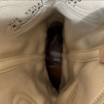 Tan Suede Western Boots authentic Texas made rustic and very comfortable Size undefined Photo 9