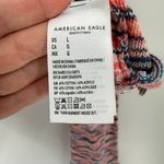 American Eagle  Pink Knit Y2K Cropped Retro Sweater Women's Size Large Photo 3