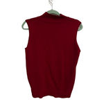 Cable & Gauge Women Red Rhinestone Knit Top Photo 2