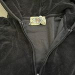 Juicy Couture Vintage  Black Velour ZipUp Photo 1